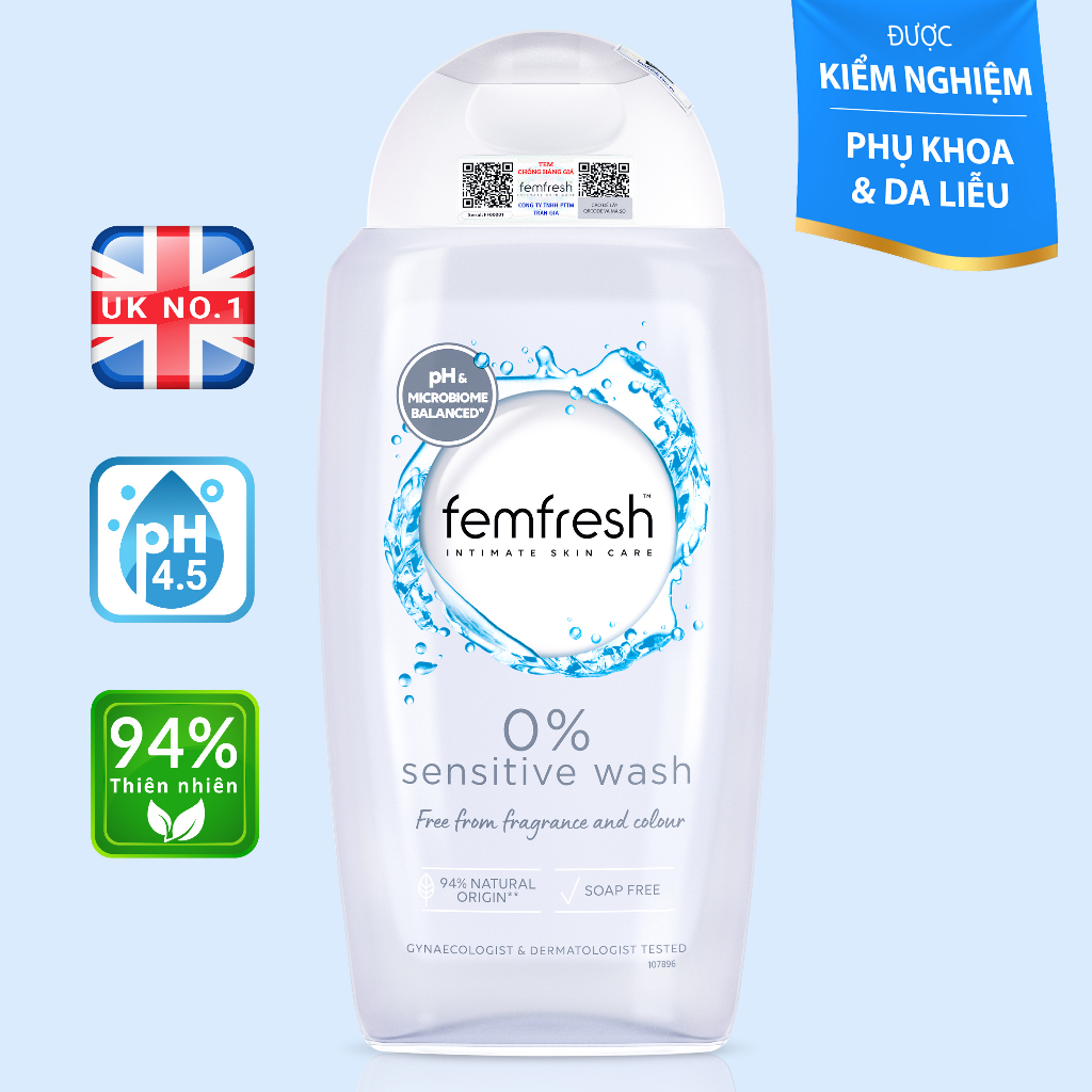 Dung dịch Vệ Sinh Phụ Nữ Giảm Khí Hư, Ngứa Femfresh Daily Intimate Wash _ Intima Ziaja