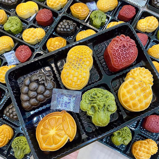 Set 10 hộp nhựa đựng 6 bánh trung thu (HT530)