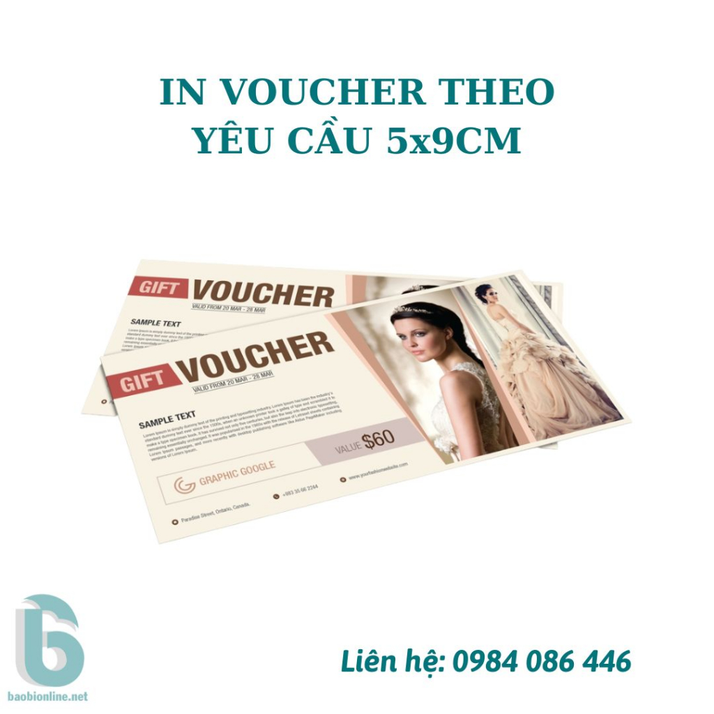 [IN ẤN] IN VOUCHER 5x9CM THEO YÊU CẦU | IN VOUCHER KHUYẾN MÃI, VOUCHER THẺ TÍCH ĐIỂM | GIÁ RẺ &amp; CHẤT LƯỢNG - BAOBIONLINE