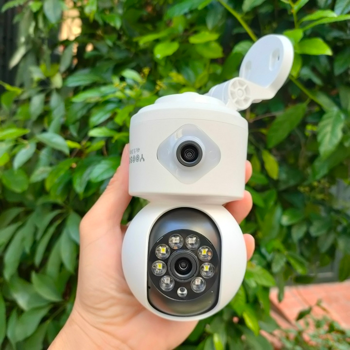 Camera yoosee 2 mắt trong nhà 5.0Mpx siêu nét, góc rộng, quay quét 360 độ, đàm thoại 2 chiều, có màu ban đêm