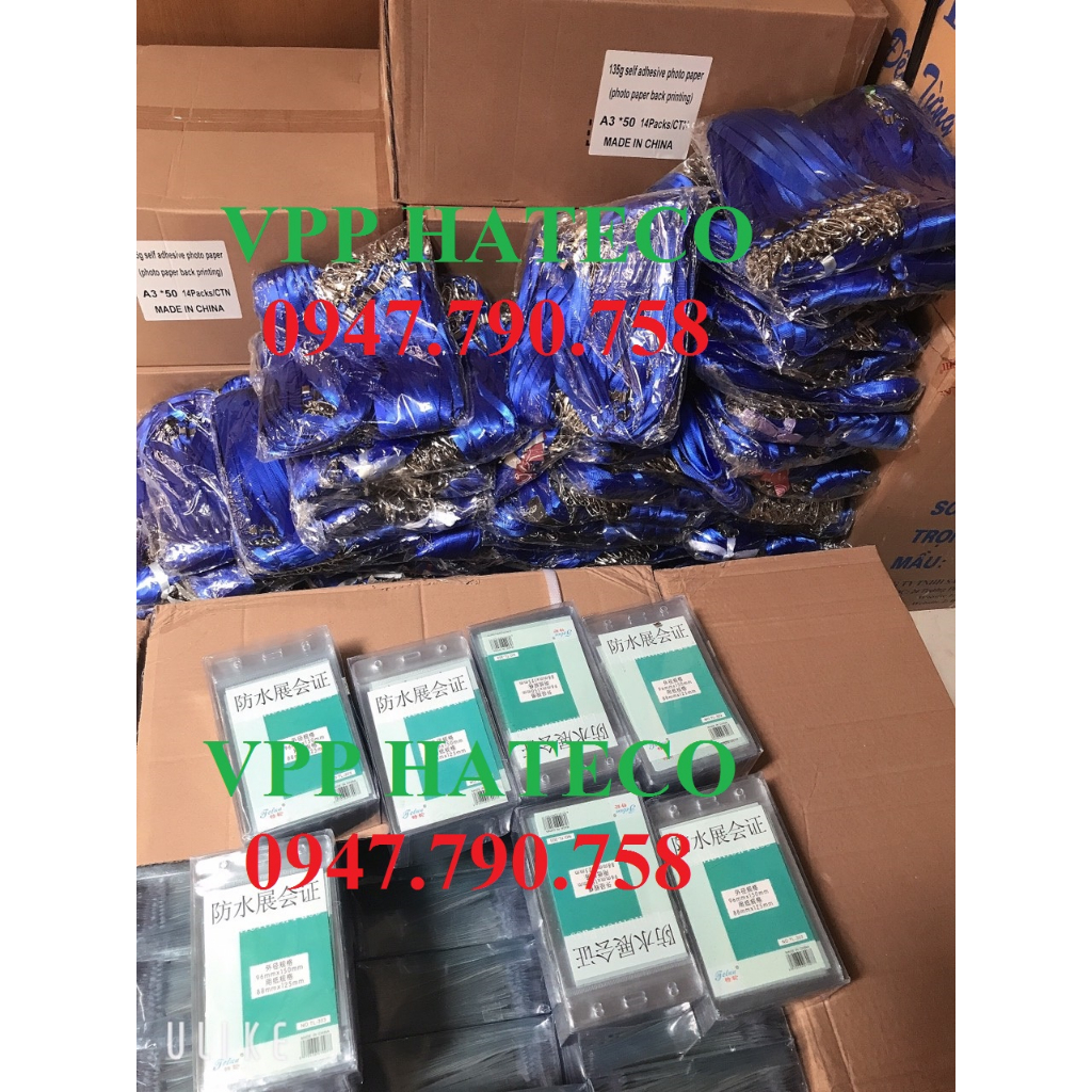 Thẻ nhà báo, sự kiện A6 - 506 / 503/ 504 / 303 / 304, kích thước 118*182mm - thẻ cao cấp có khóa zip chống nước