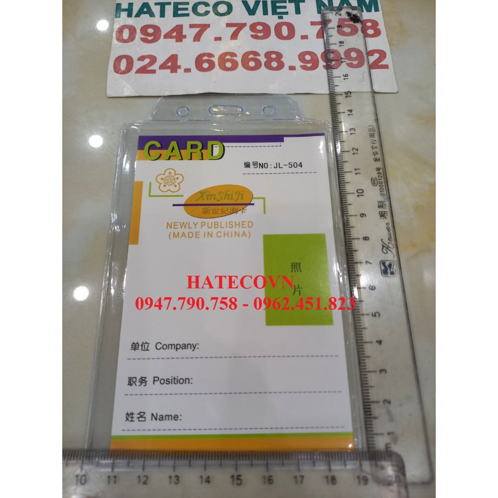 Thẻ nhà báo, sự kiện A6 - 506 / 503/ 504 / 303 / 304, kích thước 118*182mm - thẻ cao cấp có khóa zip chống nước