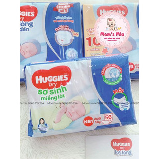 💦Miếng lót sơ sinh Huggies💦 Mom's Mía