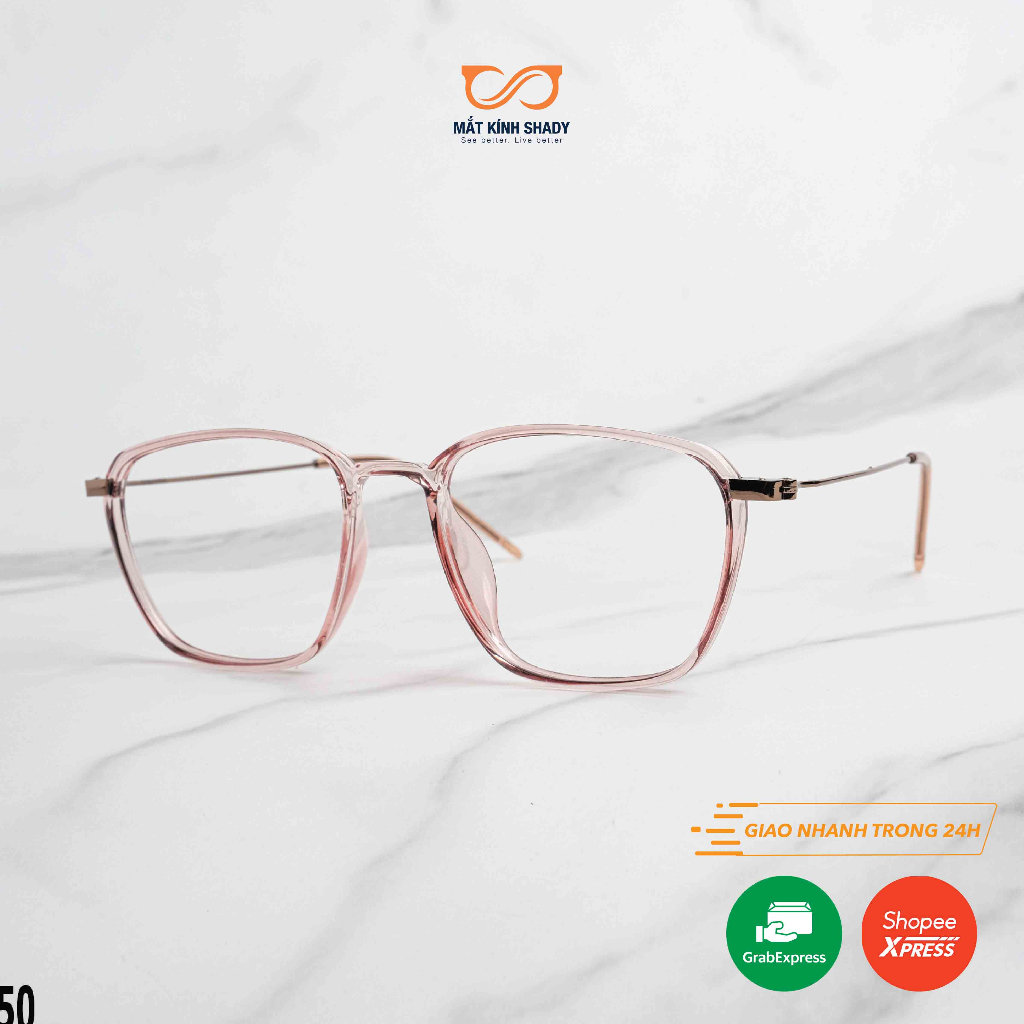 Gọng Kính Cận Nhựa Dẻo Shady Unisex G1250