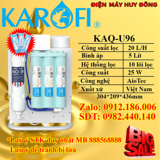 Máy lọc nước karofi kaq-u96