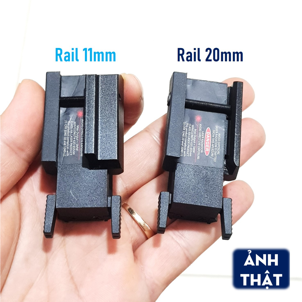 Đèn Laze Con Dán Tia Xanh Lá Kim Loại Sạc Type C Chân 11mm hoặc 20mm | Đồ Chơi Tương Lai