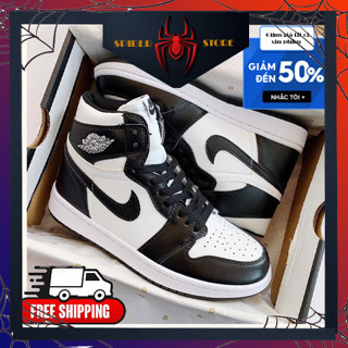 Giày Jordan Cổ Cao Đen trắng, Giày Thể Thao Nam Nữ Sneaker Thời Trang Hàng Đẹp Full Box Bill