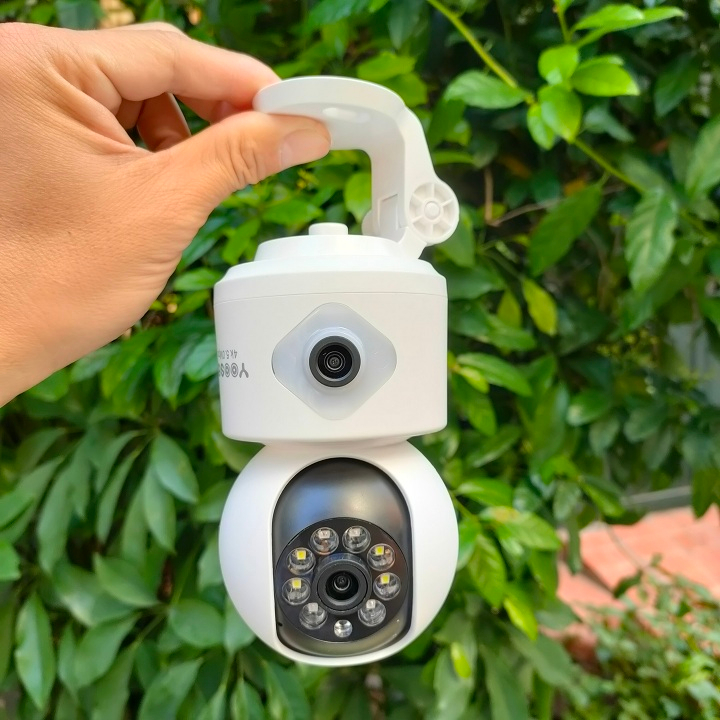 Camera yoosee 2 mắt trong nhà 5.0Mpx siêu nét, góc rộng, quay quét 360 độ, đàm thoại 2 chiều, có màu ban đêm