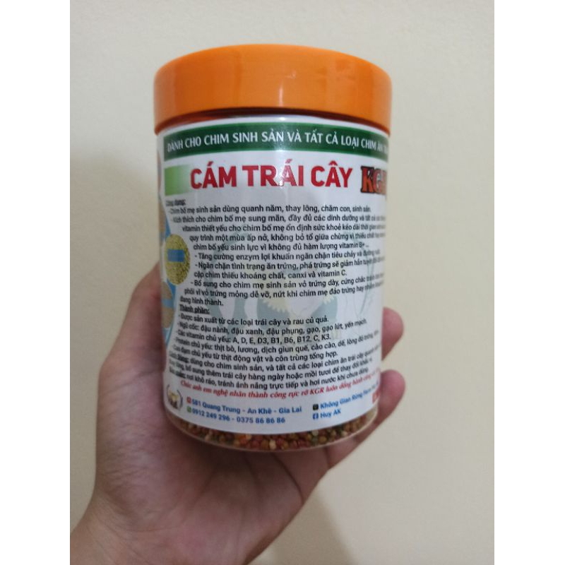 CÁM HOA QUẢ CHO CHIM CHÀO MÀO SINH SẢN SỐ 1 VITAMIN KHOÁNG CHẤT VỪA ĐỦ CHIM SINH SẢN TỐT KÍCH CỒ TẠO PHÔI