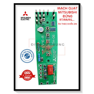 Bo mạch điều khiển quạt cây Mitsubishi LV16-R Mạch thay thế quạt đứng mitsubishi nhận khiển zin