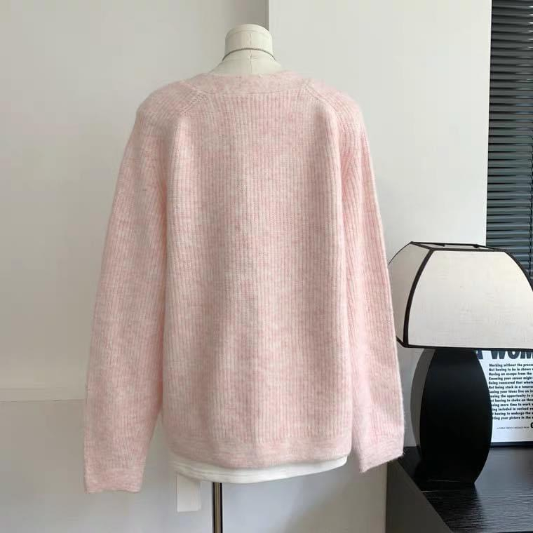 𝐎𝐇𝐘𝐎𝐎: Áo khoác cardigan vải dệt kim kiểu dáng thoải mái thích hợp mùa thu đông