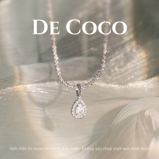 Dây chuyền nữ De Coco Julia trái tim lấp lánh (kèm Túi giấy + Hộp + Thiệp) DECOCO ACCESSORIES