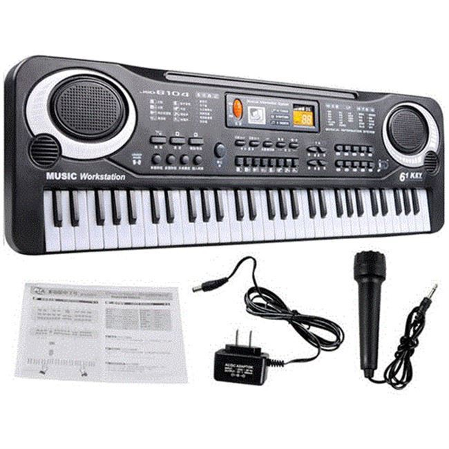 (BÁN GIÁ GỐC) Đồ chơi đánh đàn loại to 61 phím dùng sạc điện trực tiếp - Đàn piano cao cấp cho bé trai và bé gái