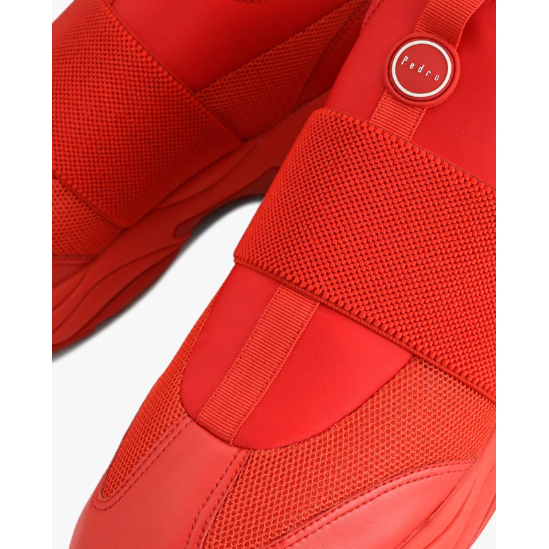 Giày thể thao màu đỏ quai ngang Pedro authentic size 40/42