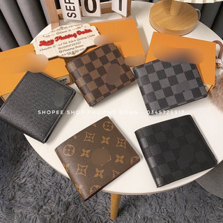 [SALE 50%] Ví nam dáng gập loại nhiều ngăn Full Box ảnh thật