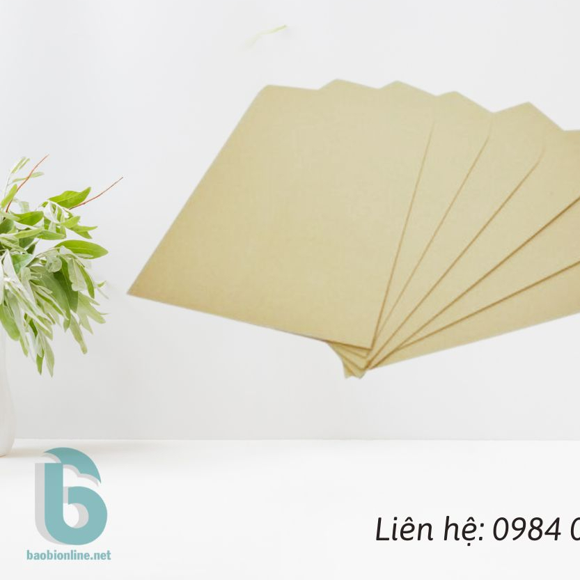 BÌ THƯ A3 KRAFT / BAO THƯ XI MĂNG NẮP NGANG ĐỊNH LƯỢNG 150GSM | SỈ & LẺ - BAOBIONLINE