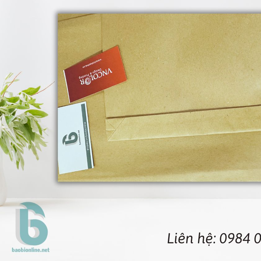 BÌ THƯ A3 KRAFT / BAO THƯ XI MĂNG NẮP NGANG ĐỊNH LƯỢNG 150GSM | SỈ & LẺ - BAOBIONLINE