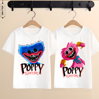 Áo Thun Poppy Playtime Huggy Wuggy màu trắng cho bé trai bé gái cực chất