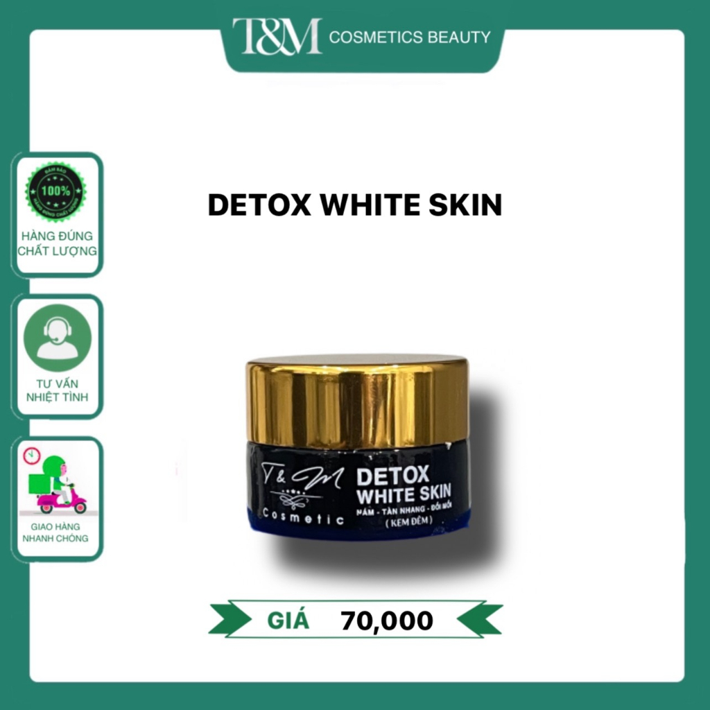 Detox White Skin T&M Kem Ban Đêm 10gram
