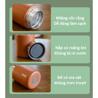 Bình giữ nhiệt mini cao cấp Yimi 230ml và Believe 180ml