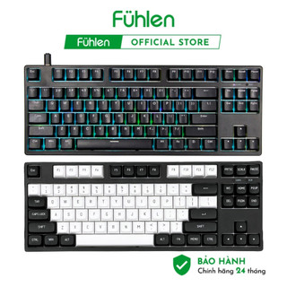 Bàn phím fuhlen ck87s led rgb smoke panda pbt double shot gasket mount - bảo hành 2 năm