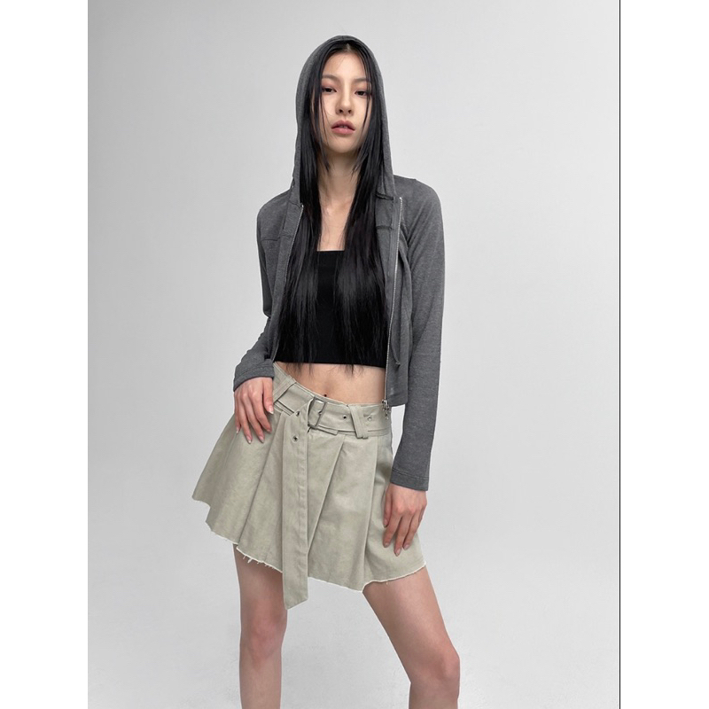 Chân váy khaki BLACKUP