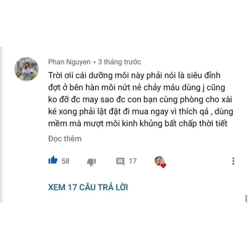 Son dưỡng E.lizabeth no box