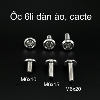 ỐC 6li INOX ĐẦU DÙ DẸP