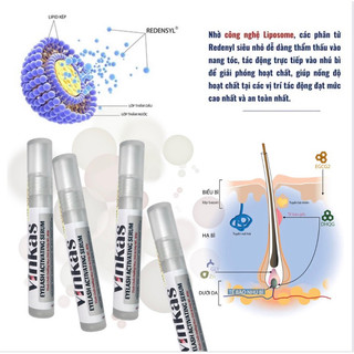 Tinh Chất Mọc Mi Mày Dài & Dày VINKAS
