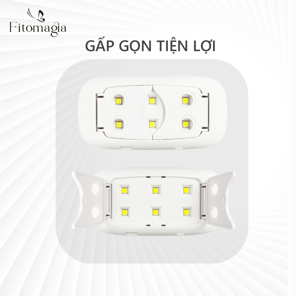 Máy Hơ Gel Mini Đèn Led SUN UV - Hơ Khô Móng Tay Móng Chân
