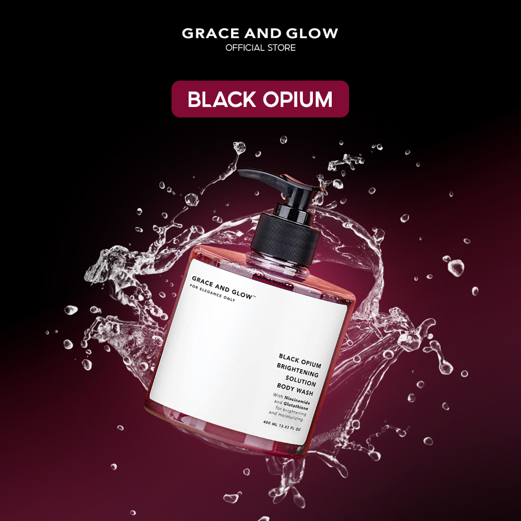 Sữa tắm sáng da Grace and Glow Black Opium Brightening Body Wash 400ml