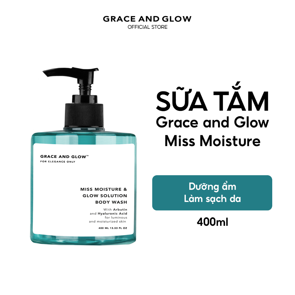 Sữa tắm dưỡng ẩm Grace And Glow Miss Moisture and Glow Solution Body Wash 400ml