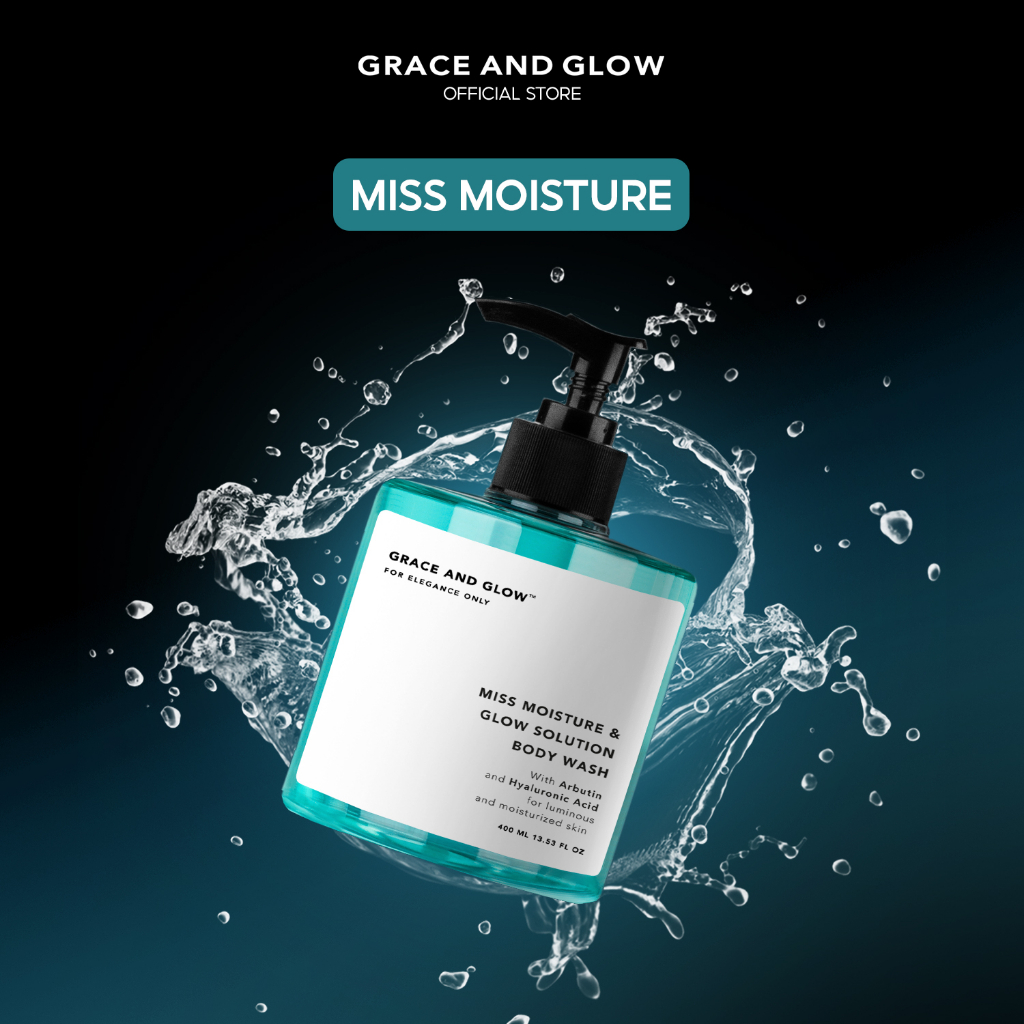 Sữa tắm dưỡng ẩm Grace And Glow Miss Moisture and Glow Solution Body Wash 400ml