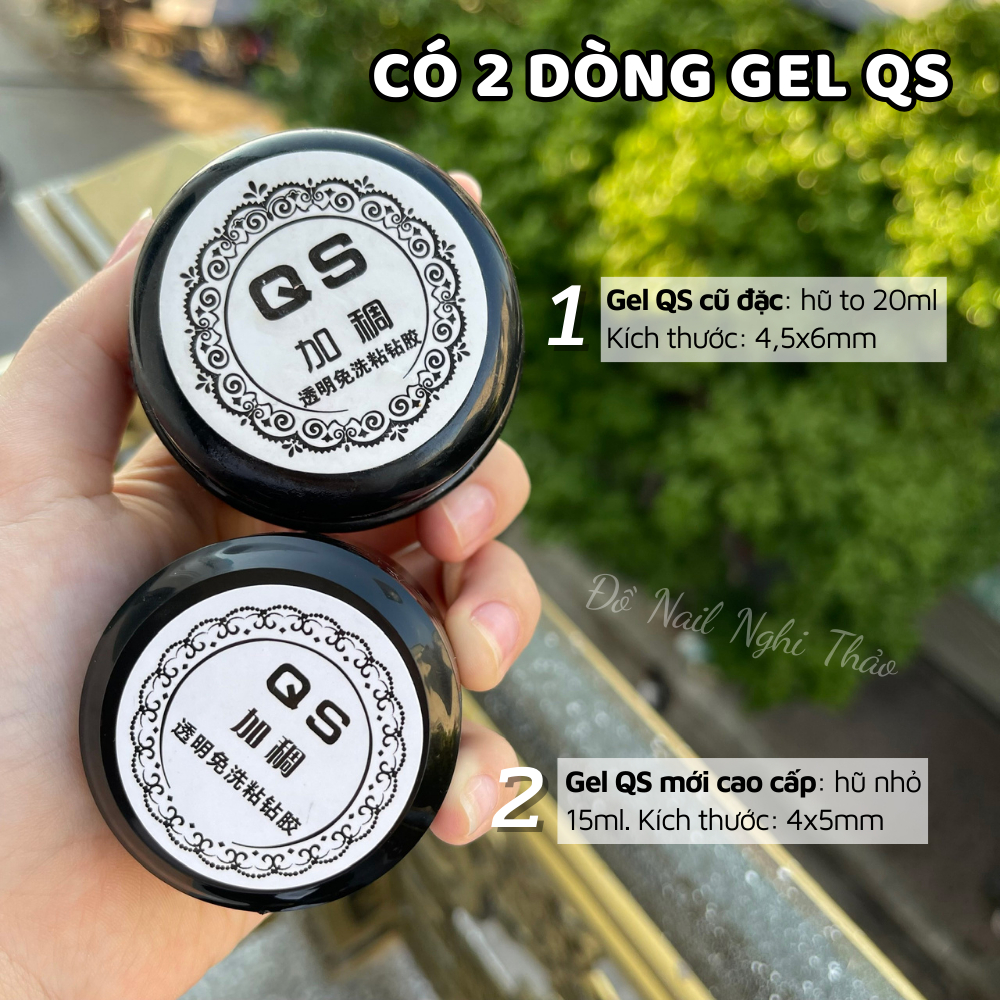 Gel QS vẽ nổi trang trí móng