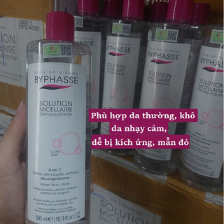 Nước Tẩy Trang Byphasse Solution Micellaire Face 500ml