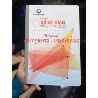 Sổ kế toán tổng hợp A4 300 trang Hải Tiến