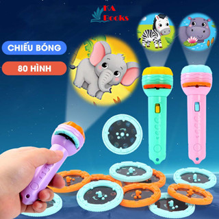 Đồ chơi - Đèn Pin chiếu bóng Việt Hà - 80 hình ảnh cho bé thỏa sức khám phá hoa quả, động vật, côn trùng, giao thông
