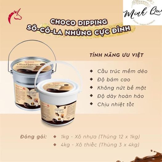 Socola Choco Dipping sữa M32 1kg/xô