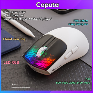 Chuột Bluetooth Coputa chuột không dây gaming chơi game máy tính laptop LED RGB X5