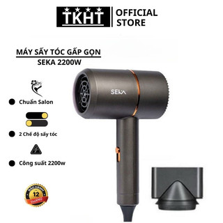 Máy sấy tóc 2 chiều, tạo kiểu tóc chính hãng seka máy sấy tạo kiểu ion âm chống khô tóc - bảo hành 12 tháng