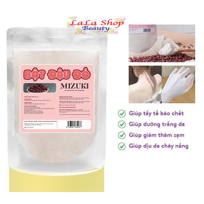 Bột Đậu Đỏ Nguyên Chất 100% Mizuki