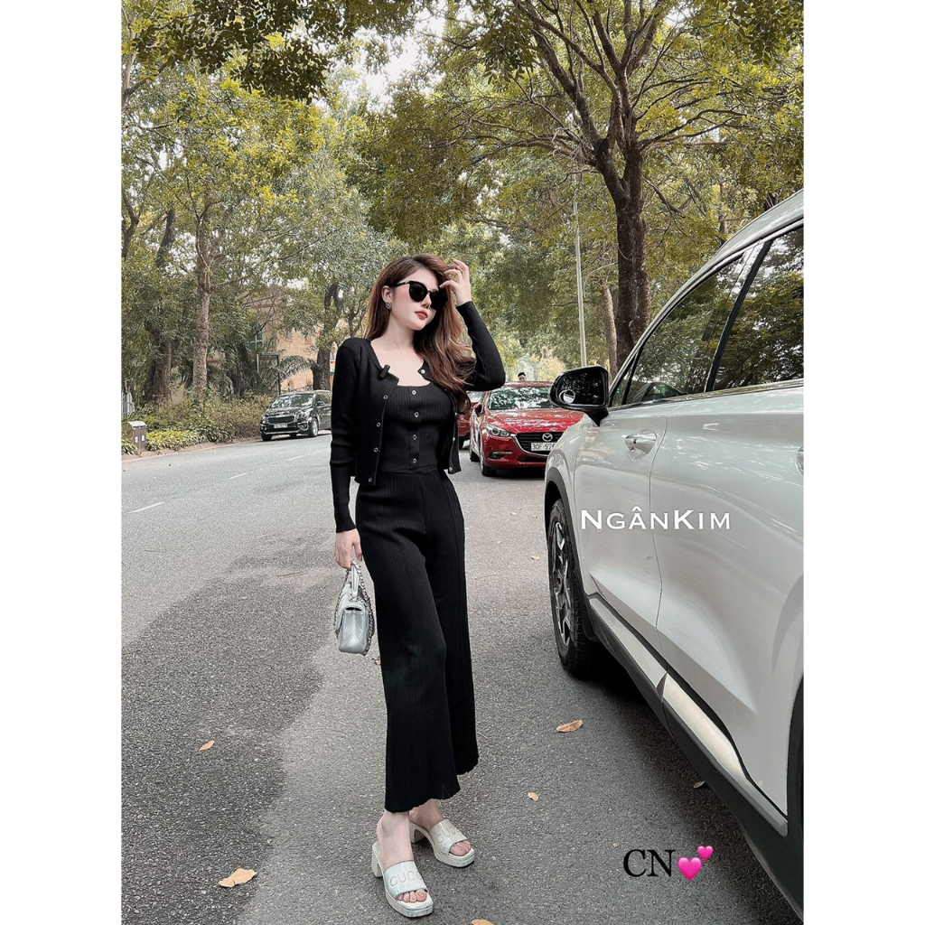 Set bộ len trơn 3 món hàng QC