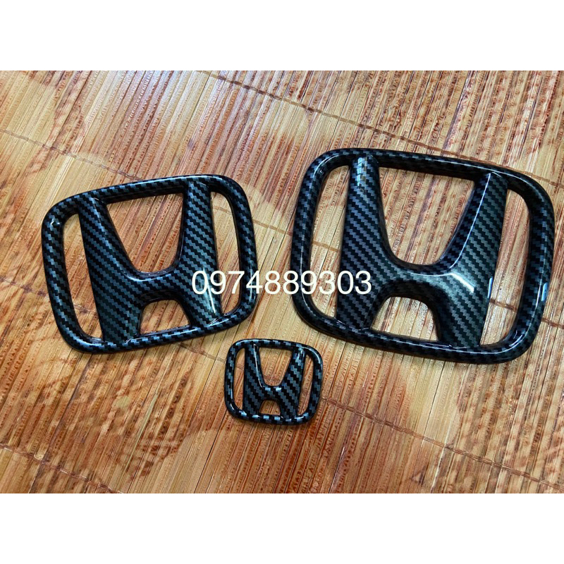 Ốp logo trước sau và vô lăng xe Honda CRV 2018-2023 auto68