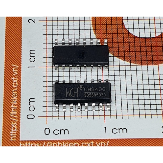 CH340G IC Transceiver 2Mbps USB2.0 SOP-16