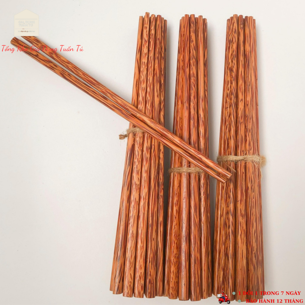 Đũa Dừa Đá Làm Bằng Tre Tự Nhiên Chống Mốc