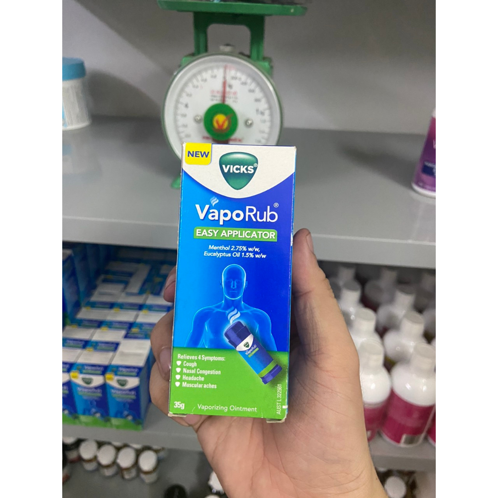 Thanh lăng Vicks Vapo Rub Easy Applicator, 35 Gr