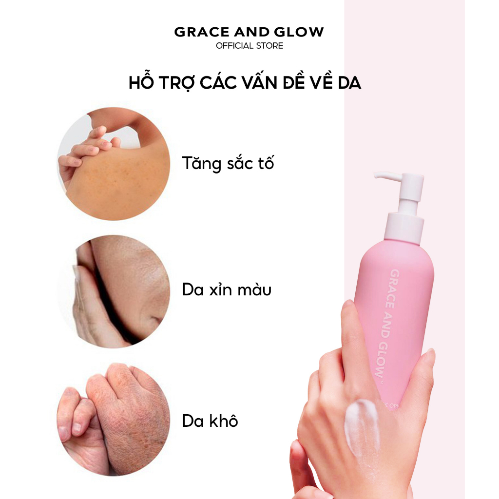 Sữa dưỡng thể sáng da Grace and Glow Black Opium Bright & Glow Body Serum