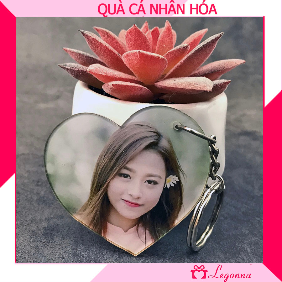 Móc khóa in hình mica (3 khung: vuông, tròn, chữ nhật) - MH01