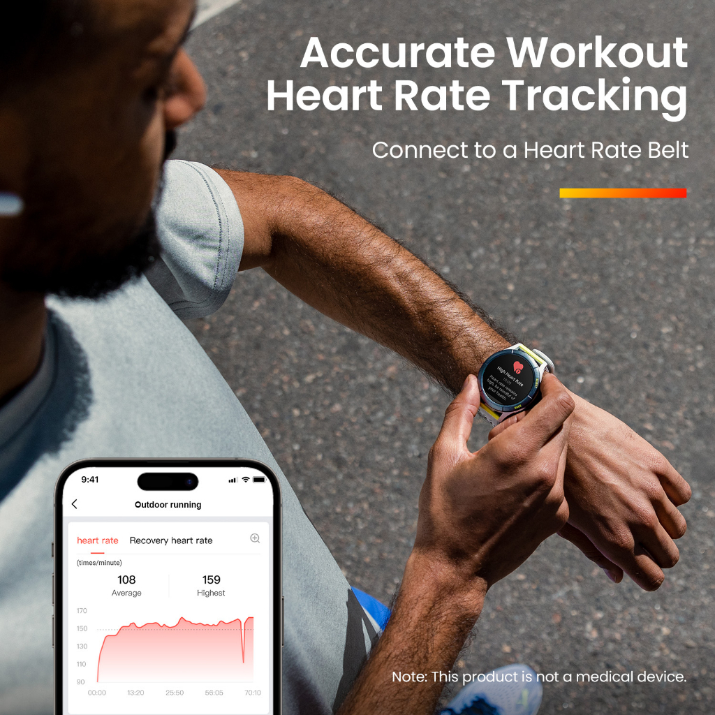 Đồng hồ thông minh Amazfit Cheetah Round - GPS băng tần kép - Bản đồ ngoại tuyến