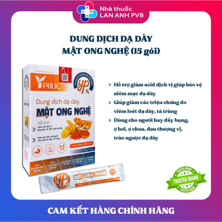DUNG DỊCH DẠ DÀY MẬT ONG NGHỆ (15 gói) - Hỗ trợ giảm triệu chứng do viêm loét dạ dày, tá tràng.